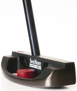 SeeMore Golf Money Blade Black Ion Putter