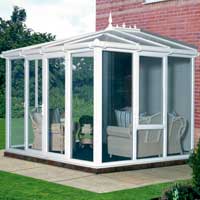 Self-Build Edwardian Full Height Conservatory SBE1-F White