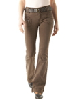 Unbranded Self-patterned belted trousers