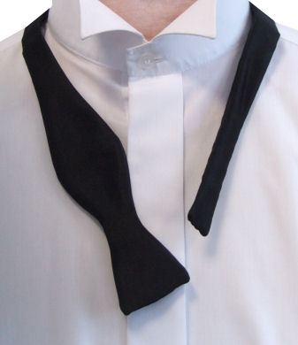 Unbranded Self-Tie Black Single Ended Bow Tie