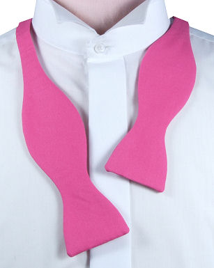 Unbranded Self-Tie Cerise Pink Bow Tie