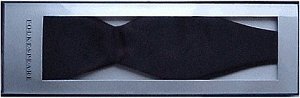 Self-Tie Plain Black Bow Tie