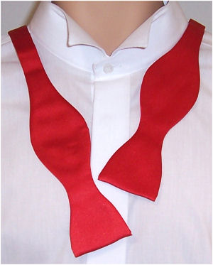 Self-Tie Plain Navy Bow Tie