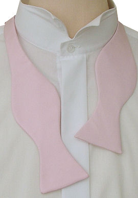 Unbranded Self-Tie Plain Pink Bow Tie