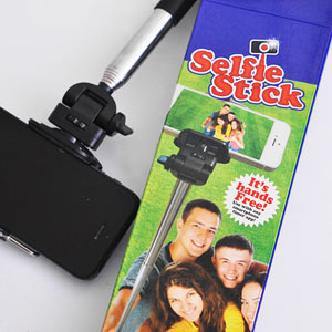 Have you gone selfie made like the rest of the world or know someone that has? This Selfie Stick is an ideal gift for that person that just loves to bust out a camera and take a selfie any chance they get!This is a fabulous way to get the perfect sel