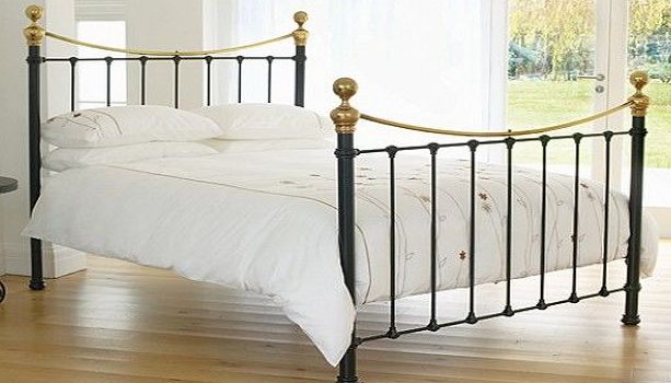 Unbranded Selkirk Bedstead - Satin Black