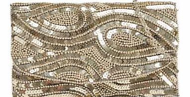 Another great piece for an occasion in mixed gold sequins, this clutch bag will compliment any outfit. Optional chain strap. Bag Features: Textile Size: 15H x 23W x 1.5D cm (6 x 9 x  ins) This item is part of our exclusive Spring 2015 range, due to 