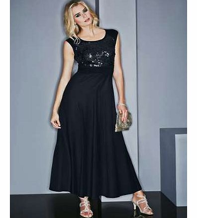 Unbranded Sequin Top Maxi Dress