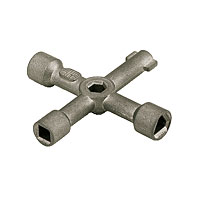 Opens electric, water and gas cabinets