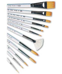 Set of 12 Artist Brushes