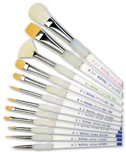 Set of 12 Softgrip Brushes