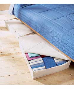 Washable polycotton.Ideal for protecting stored linen or jumpers.Size (H)15, (W)73.5, (D)53cm