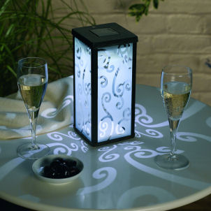 Unbranded Set of 2 Romantic Solar LED Lanterns