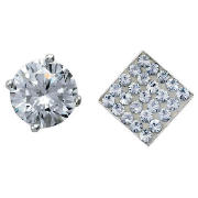 Unbranded Set Of 2 Sterling Silver Studs