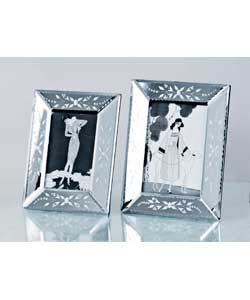Unbranded Set Of 2 Venetian Picture Frames