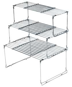 Unbranded Set of 3 Expandable Shelves