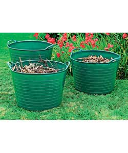 Unbranded Set Of 3 Gardening Trugs