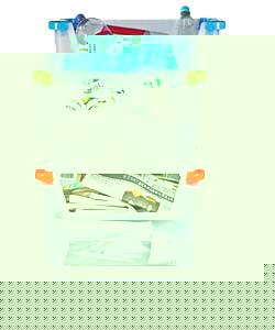 Unbranded Set of 3 Recycle Bins