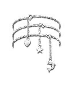 Ankle Anklet Chain Silver