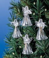 Set Of 4 Angel Ornaments Offer