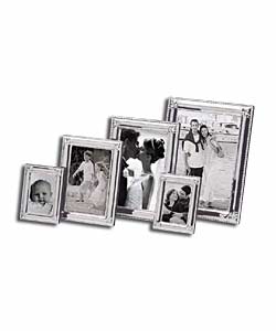 Set of 5 Silver Plated Photo Frames