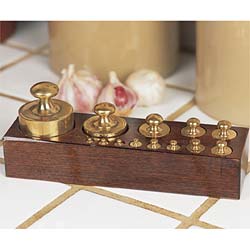 Set of Brass Weights