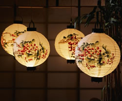 Set of Paper Lanterns