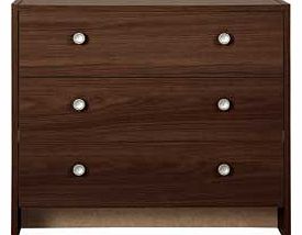 Unbranded Seville 3 Drawer Chest - Wenge Effect