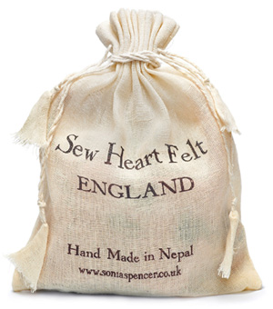 Unbranded Sew Heart Felt Baby Slippers - Ruby Rabbit