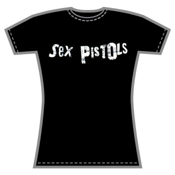 Sex Pistols - Flocked Logo T-Shirt