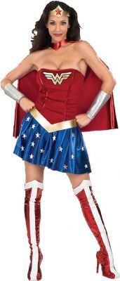 This Super Sexy Wonder Woman TM Is A Must For That Superheroes Party. Includes Cape  Dress  Boot