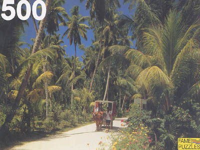 Cardboard jigsaw puzzle