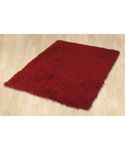 Unbranded Shaggy Medium Rug - Red