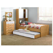 Unbranded Shake Single Trundle Bed, White