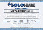 Unbranded Share in Millwall FC