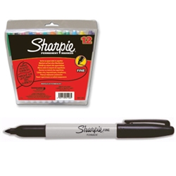 Sharpie Permanent Marker Fine Tip Black Ref