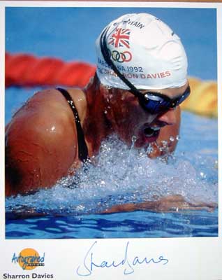 Unbranded Sharron Davies signed limited edition photo