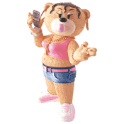 Shaz Figurine Bad Taste Bear