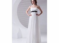 Unbranded Sheath Backless Empire Pleat Bow Belt