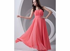 Unbranded Sheath Strapless Backless Pleat Ankle-length