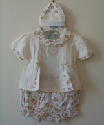 Sheep 3 Piece Outfit- Cream - 6/9 mths