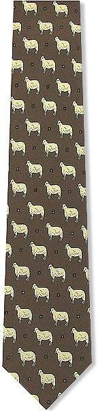 Unbranded Sheep on Brown Tie