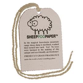 Unbranded Sheep Poo Paper Air Freshener - Fresh Cut Grass