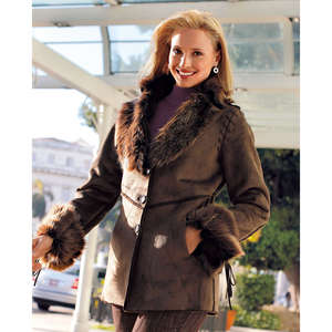 Unbranded Sheepskin - Style Coat