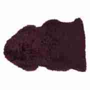 Unbranded Sheepskin rug plum