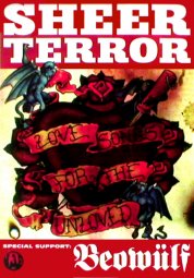 Unbranded SHEER TERROR Love Songs For The Unloved Tour Music Poster
