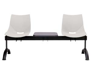 Unbranded Shell 2 beam seating and table