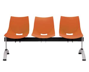 Unbranded Shell 3 beam seating