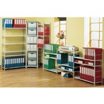 LOW-COST MULTIPURPOSE SHELVING - Attractive in the