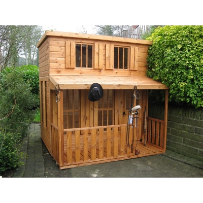 Unbranded Sheriffs Lodge Playhouse (8 x 7